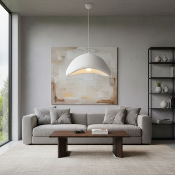 Brilagi - Suspension sur câble WABI SABI 1xE27/40W/230V Ø 52 cm blanche