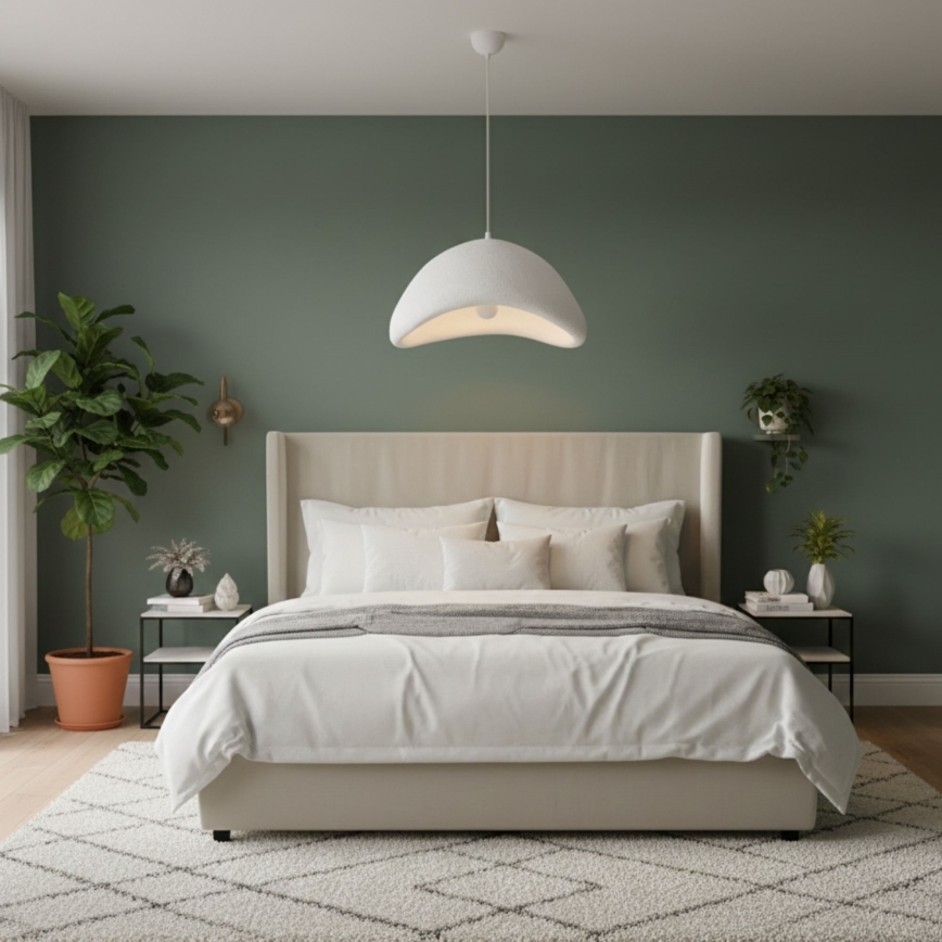 Brilagi - Suspension sur câble WABI SABI 1xE27/40W/230V Ø 52 cm blanche