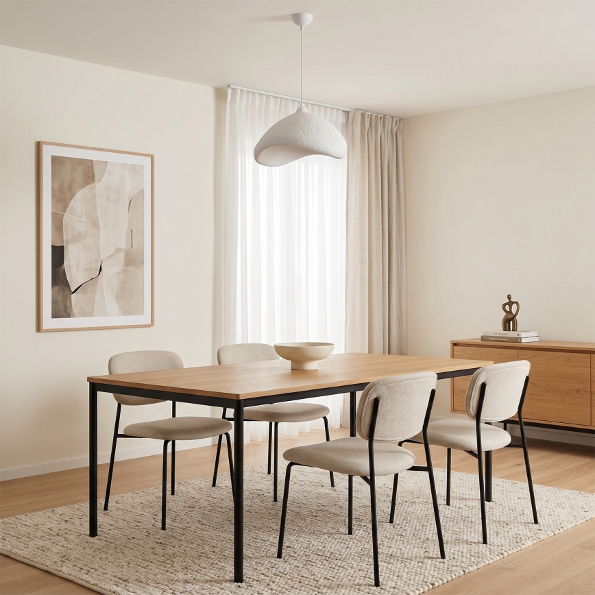 Brilagi - Suspension sur câble WABI SABI 1xE27/40W/230V Ø 52 cm blanche
