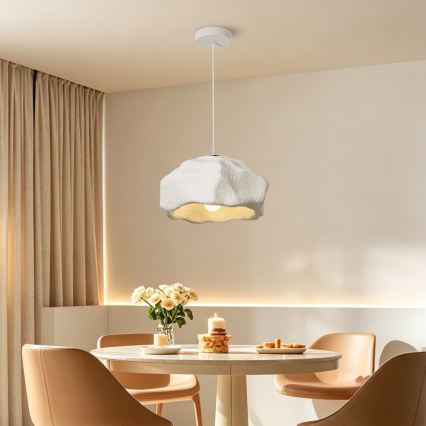 BRILAGI - Suspension sur câble WABI SABI 1xE27/60W/230V Ø 30 cm blanche