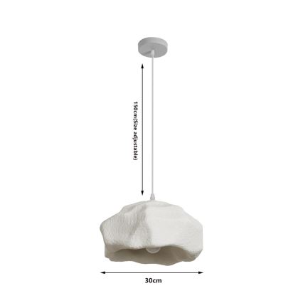BRILAGI - Suspension sur câble WABI SABI 1xE27/60W/230V Ø 30 cm blanche