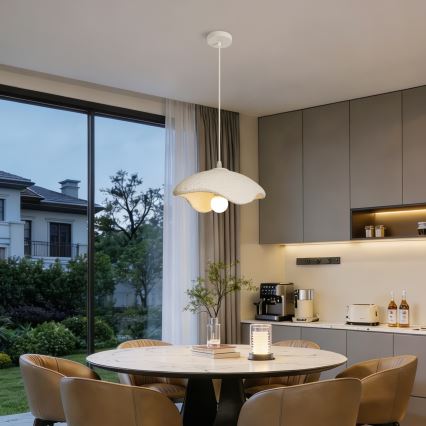 BRILAGI - Suspension sur câble WABI SABI 1xE27/60W/230V Ø 30 cm blanche