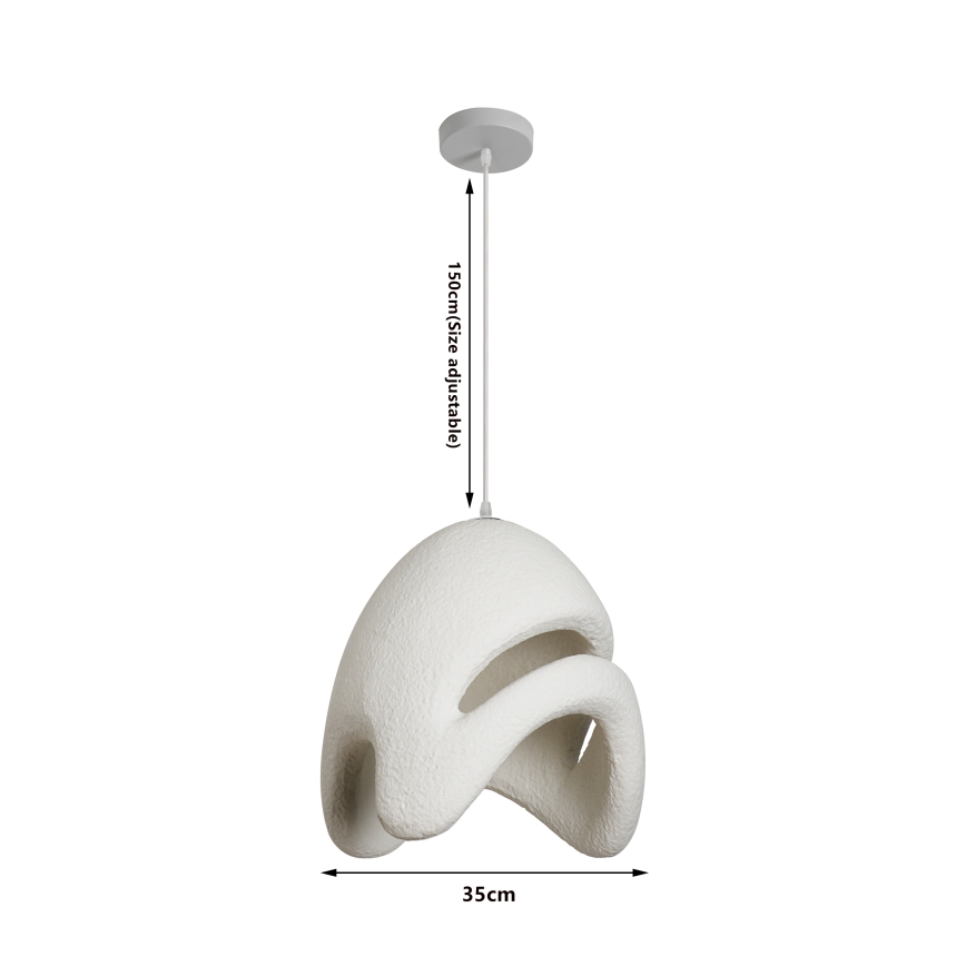 BRILAGI - Suspension sur câble WABI SABI 1xE27/60W/230V Ø 35 cm blanche