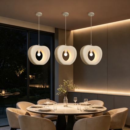 BRILAGI - Suspension sur câble WABI SABI 1xE27/60W/230V Ø 38 cm blanche