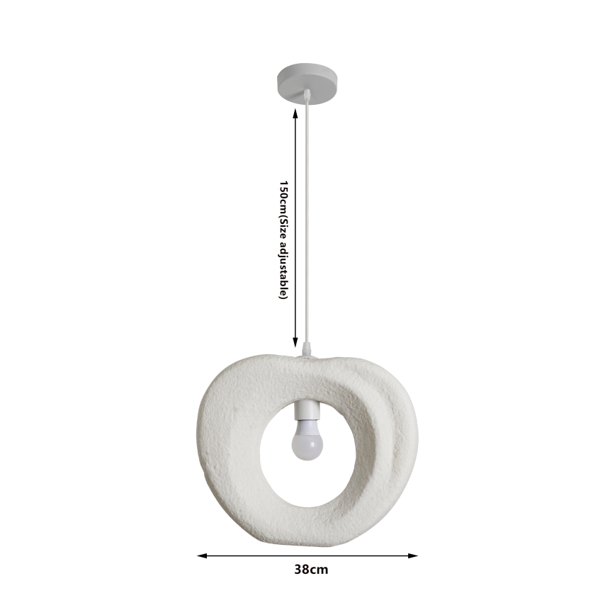 BRILAGI - Suspension sur câble WABI SABI 1xE27/60W/230V Ø 38 cm blanche