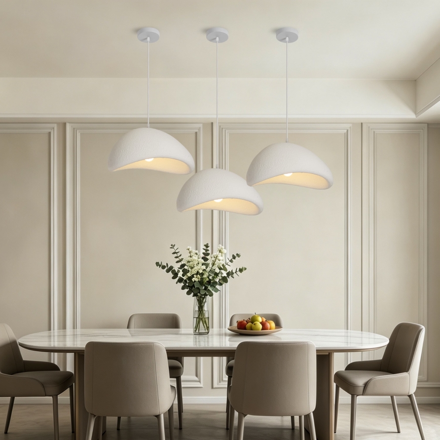 BRILAGI - Suspension sur câble WABI SABI 1xE27/60W/230V Ø 40 cm blanche