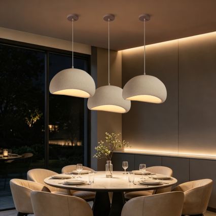 BRILAGI - Suspension sur câble WABI SABI 1xE27/60W/230V Ø 40 cm blanche