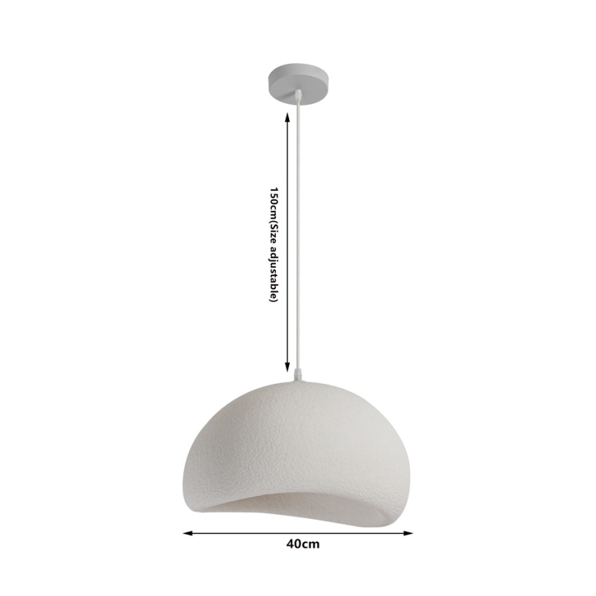 BRILAGI - Suspension sur câble WABI SABI 1xE27/60W/230V Ø 40 cm blanche