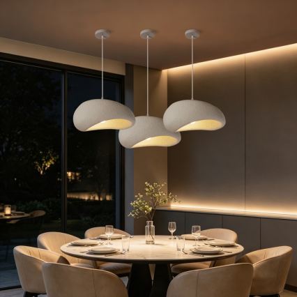 BRILAGI - Suspension sur câble WABI SABI 1xE27/60W/230V Ø 40 cm blanche