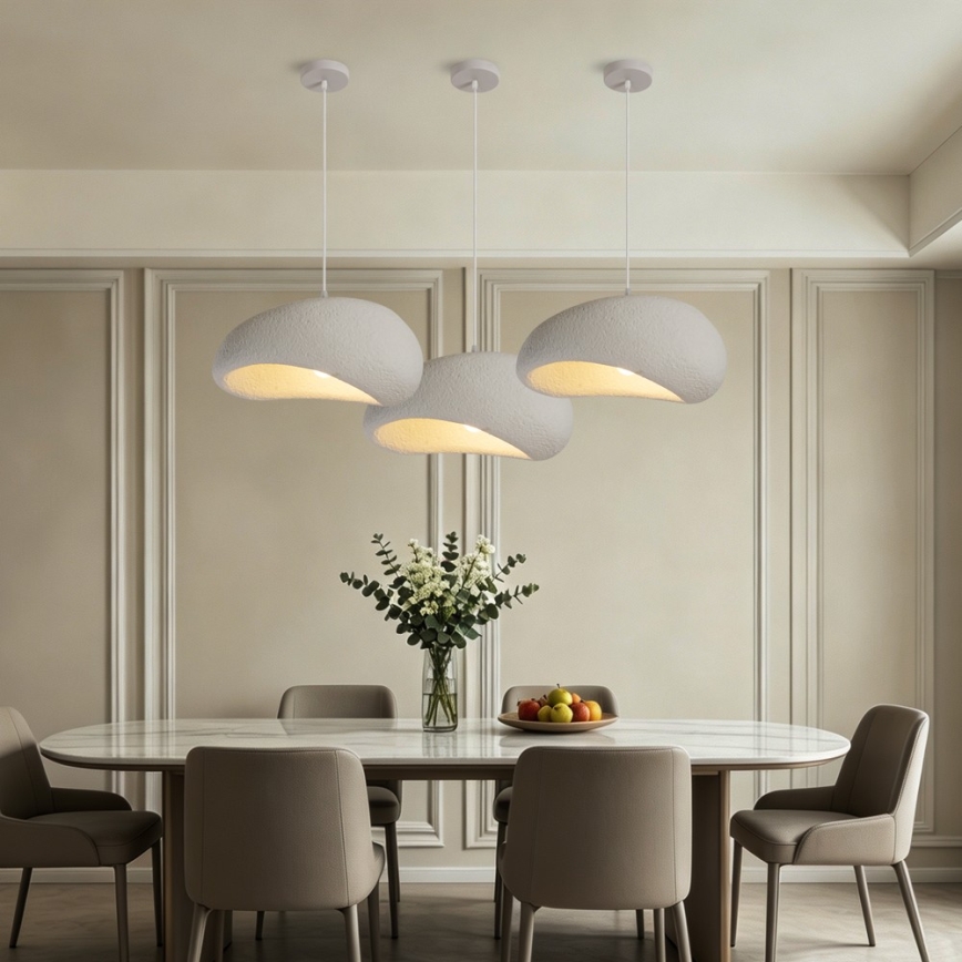 BRILAGI - Suspension sur câble WABI SABI 1xE27/60W/230V Ø 40 cm blanche