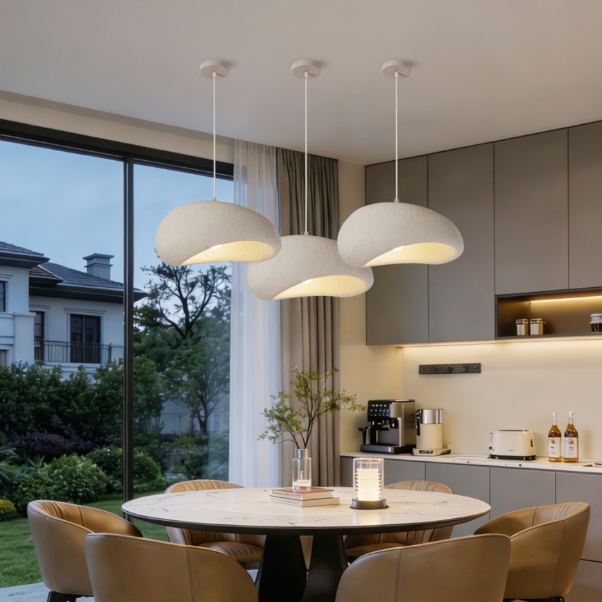 BRILAGI - Suspension sur câble WABI SABI 1xE27/60W/230V Ø 40 cm blanche