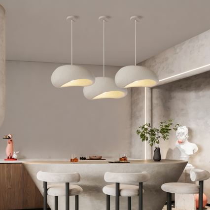 BRILAGI - Suspension sur câble WABI SABI 1xE27/60W/230V Ø 40 cm blanche