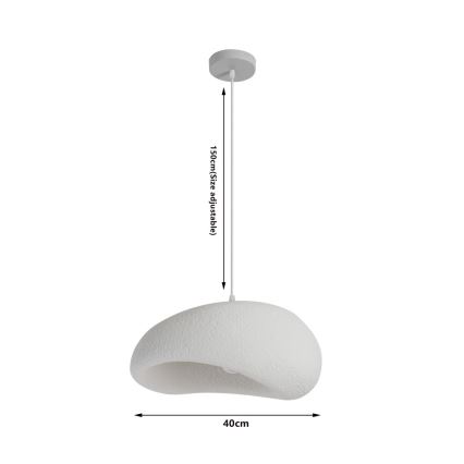 BRILAGI - Suspension sur câble WABI SABI 1xE27/60W/230V Ø 40 cm blanche