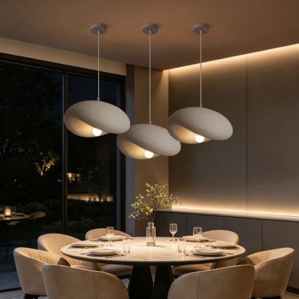 BRILAGI - Suspension sur câble WABI SABI 1xE27/60W/230V Ø 40 cm blanche