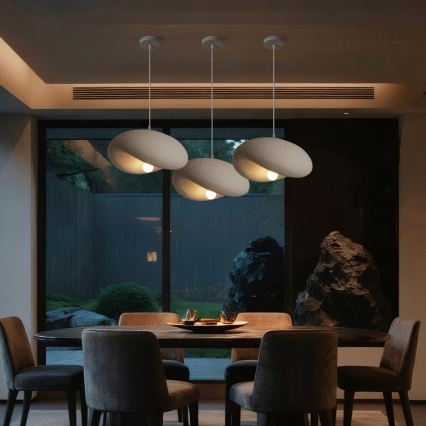 BRILAGI - Suspension sur câble WABI SABI 1xE27/60W/230V Ø 40 cm blanche