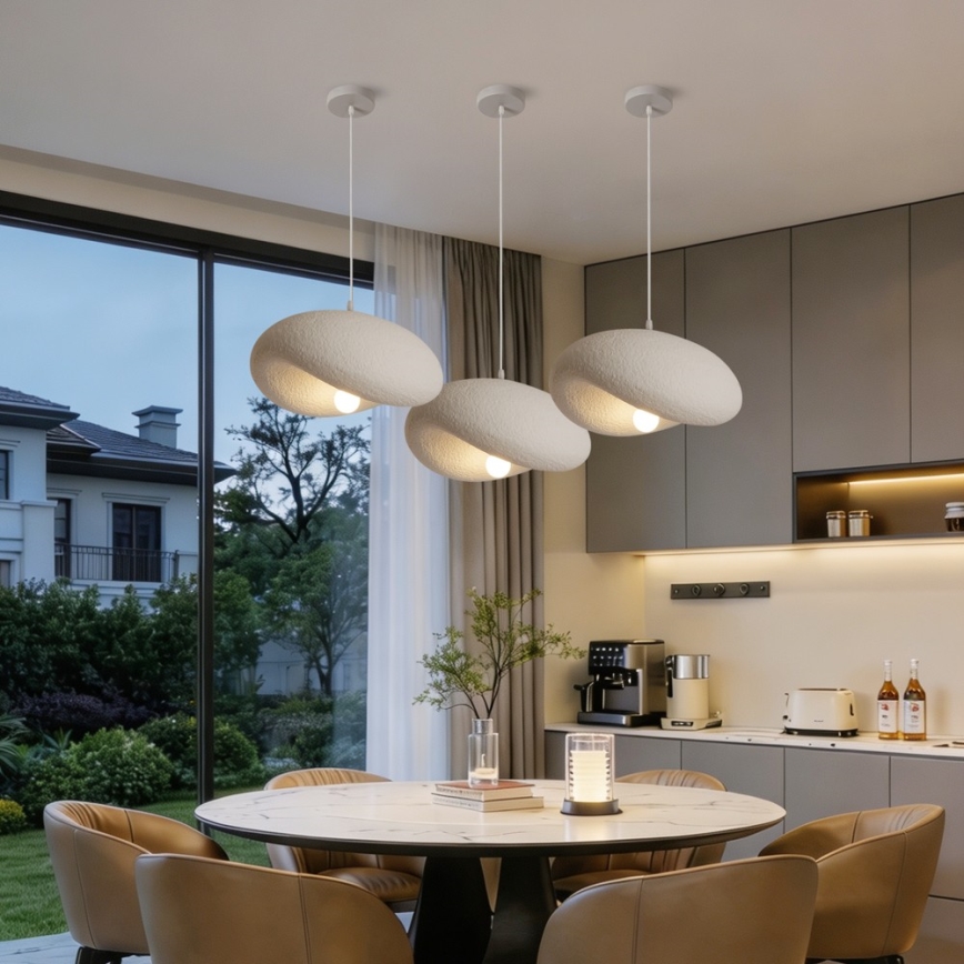 BRILAGI - Suspension sur câble WABI SABI 1xE27/60W/230V Ø 40 cm blanche