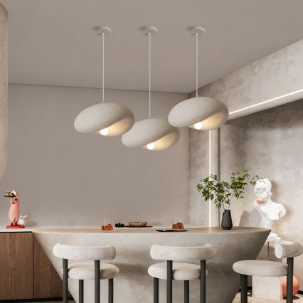 BRILAGI - Suspension sur câble WABI SABI 1xE27/60W/230V Ø 40 cm blanche