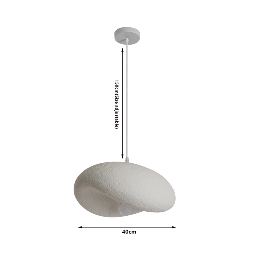 BRILAGI - Suspension sur câble WABI SABI 1xE27/60W/230V Ø 40 cm blanche