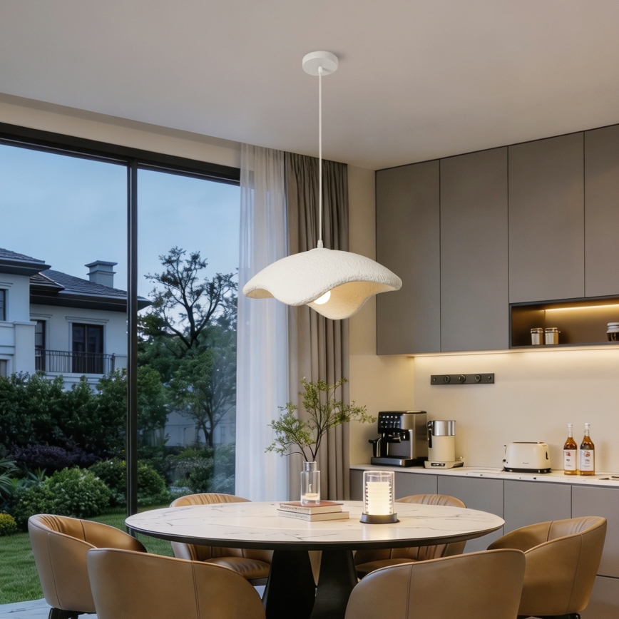 BRILAGI - Suspension sur câble WABI SABI 1xE27/60W/230V Ø 40 cm blanche