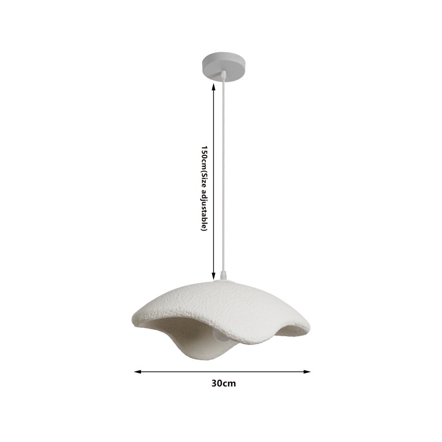 BRILAGI - Suspension sur câble WABI SABI 1xE27/60W/230V Ø 40 cm blanche