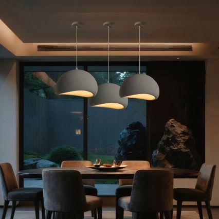 BRILAGI - Suspension sur câble WABI SABI 1xE27/60W/230V Ø 40 cm gris