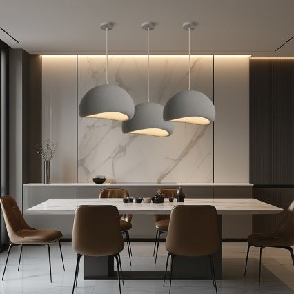 BRILAGI - Suspension sur câble WABI SABI 1xE27/60W/230V Ø 40 cm gris