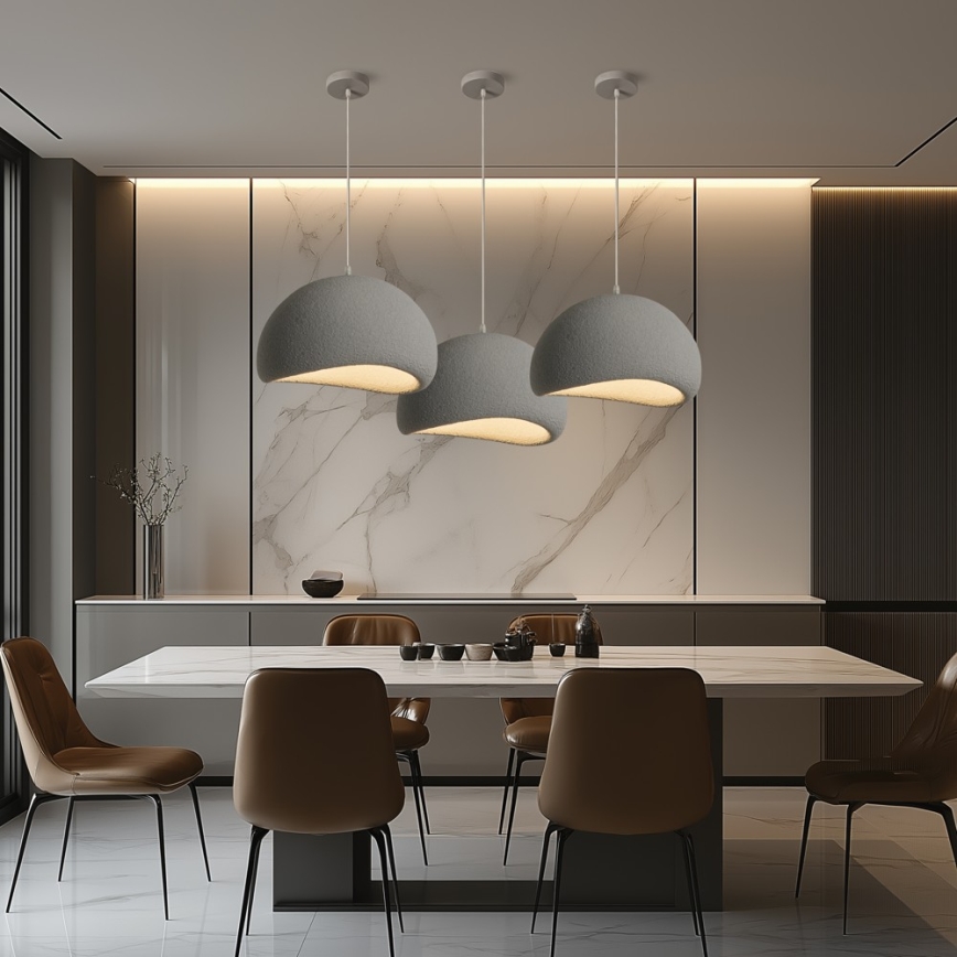 BRILAGI - Suspension sur câble WABI SABI 1xE27/60W/230V Ø 40 cm gris