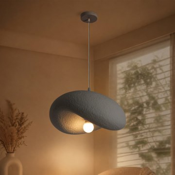 BRILAGI - Suspension sur câble WABI SABI 1xE27/60W/230V Ø 40 cm gris