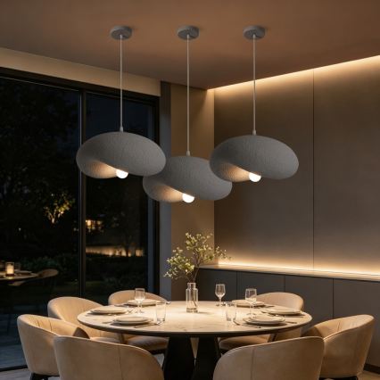 BRILAGI - Suspension sur câble WABI SABI 1xE27/60W/230V Ø 40 cm gris