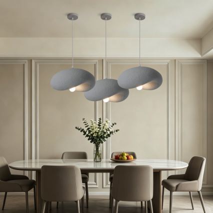 BRILAGI - Suspension sur câble WABI SABI 1xE27/60W/230V Ø 40 cm gris