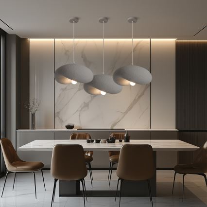 BRILAGI - Suspension sur câble WABI SABI 1xE27/60W/230V Ø 40 cm gris