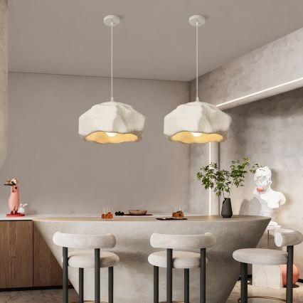 BRILAGI - Suspension sur câble WABI SABI 1xE27/60W/230V Ø 42 cm blanche