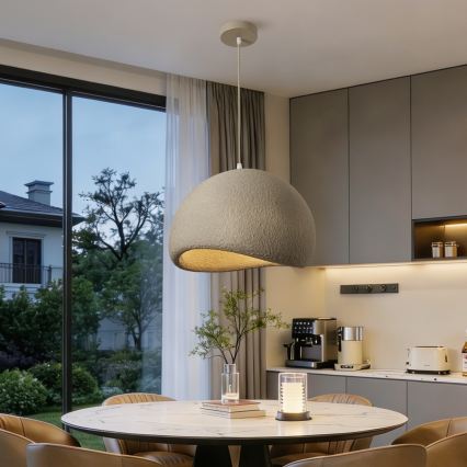 BRILAGI - Suspension sur câble WABI SABI 1xE27/60W/230V Ø 50 cm beige