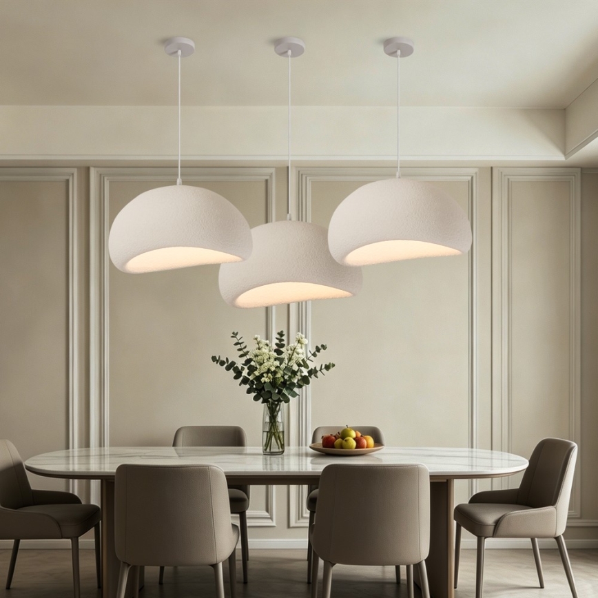 BRILAGI - Suspension sur câble WABI SABI 1xE27/60W/230V Ø 50 cm blanc