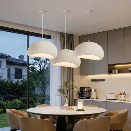 BRILAGI - Suspension sur câble WABI SABI 1xE27/60W/230V Ø 50 cm blanc
