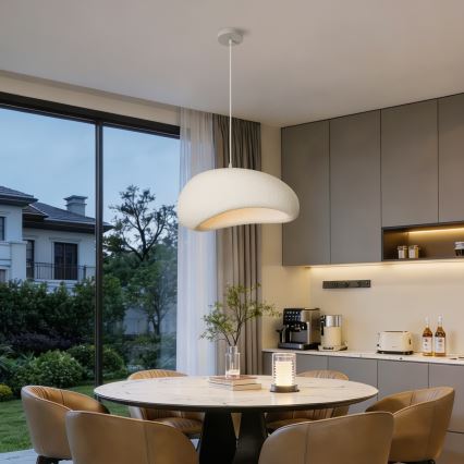 BRILAGI - Suspension sur câble WABI SABI 1xE27/60W/230V Ø 50 cm blanc