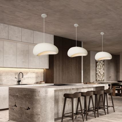 BRILAGI - Suspension sur câble WABI SABI 1xE27/60W/230V Ø 50 cm blanc