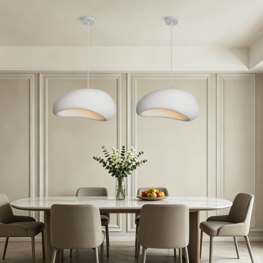BRILAGI - Suspension sur câble WABI SABI 1xE27/60W/230V Ø 50 cm blanc