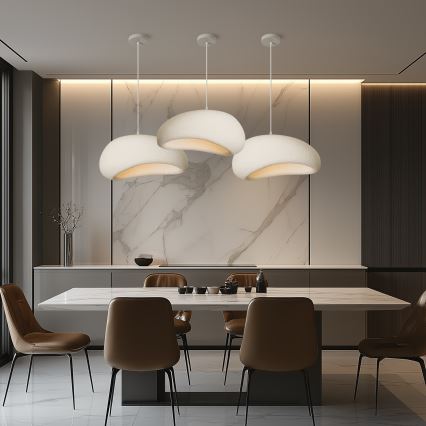 BRILAGI - Suspension sur câble WABI SABI 1xE27/60W/230V Ø 50 cm blanc