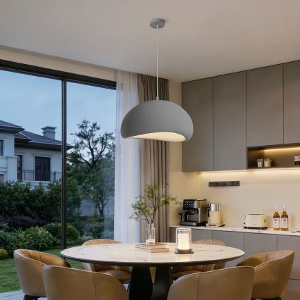 BRILAGI - Suspension sur câble WABI SABI 1xE27/60W/230V Ø 50 cm gris