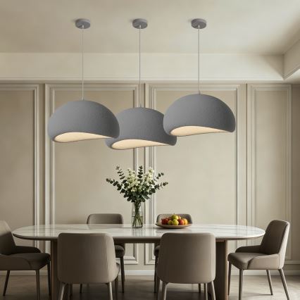 BRILAGI - Suspension sur câble WABI SABI 1xE27/60W/230V Ø 50 cm gris