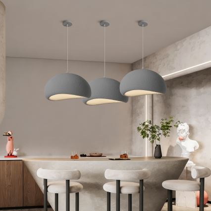 BRILAGI - Suspension sur câble WABI SABI 1xE27/60W/230V Ø 50 cm gris