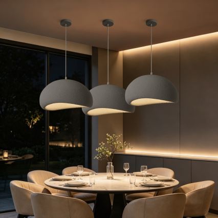 BRILAGI - Suspension sur câble WABI SABI 1xE27/60W/230V Ø 50 cm gris