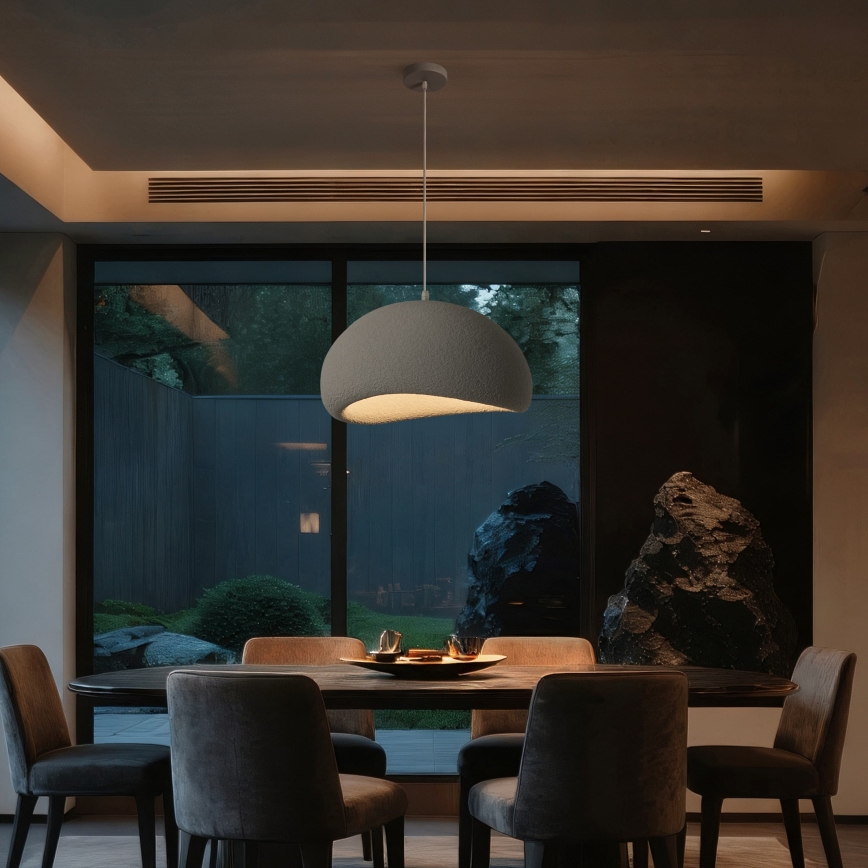BRILAGI - Suspension sur câble WABI SABI 1xE27/60W/230V Ø 50 cm gris