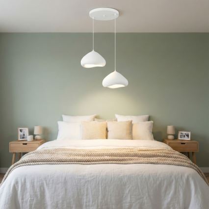 Brilagi - Suspension sur câble WABI SABI 2xE27/40W/230V Ø 45 cm blanc