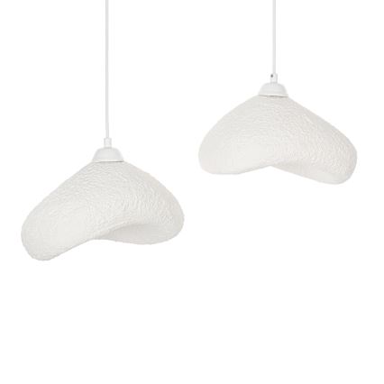 Brilagi - Suspension sur câble WABI SABI 2xE27/40W/230V Ø 45 cm blanche