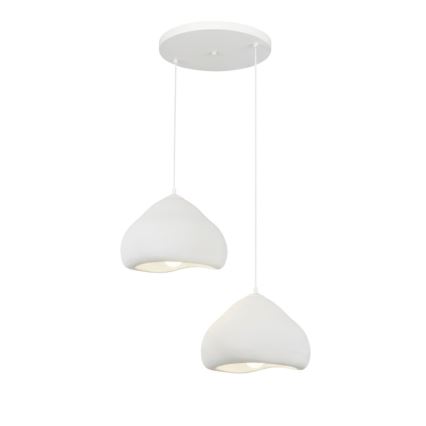 Brilagi - Suspension sur câble WABI SABI 2xE27/40W/230V Ø 45 cm blanche