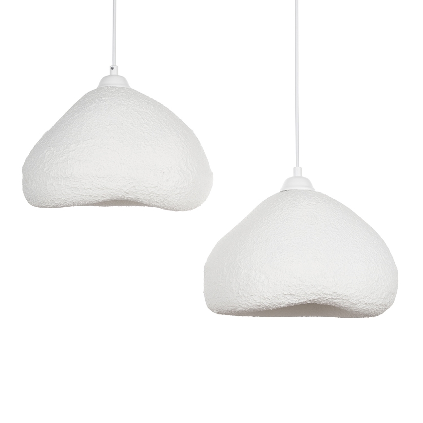 Brilagi - Suspension sur câble WABI SABI 2xE27/40W/230V Ø 45 cm blanche