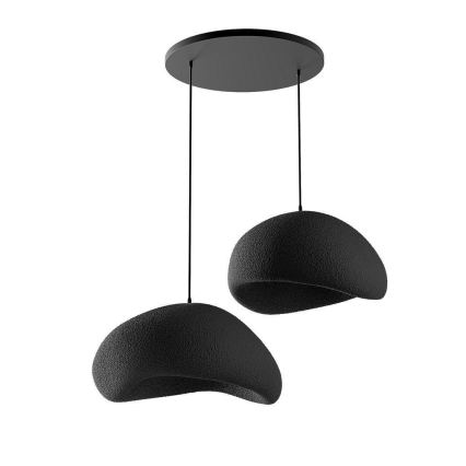 Brilagi - Suspension sur câble WABI SABI 2xE27/40W/230V Ø 60 cm noire