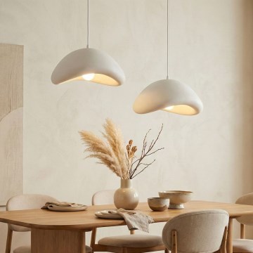 Brilagi - Suspension sur câble WABI SABI 2xE27/40W/230V Ø 74 cm blanche